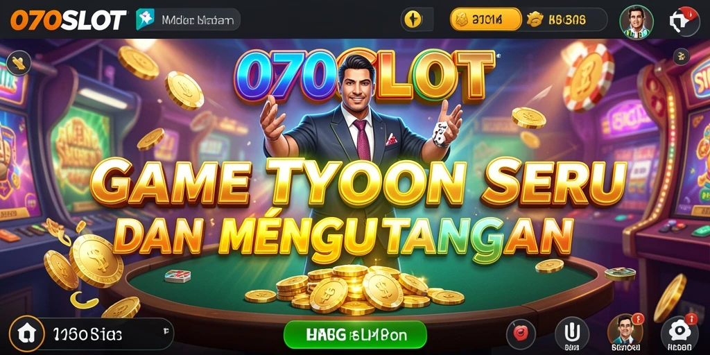 Gameplay menarik 070SLOT dengan desain kasino yang dinamis.