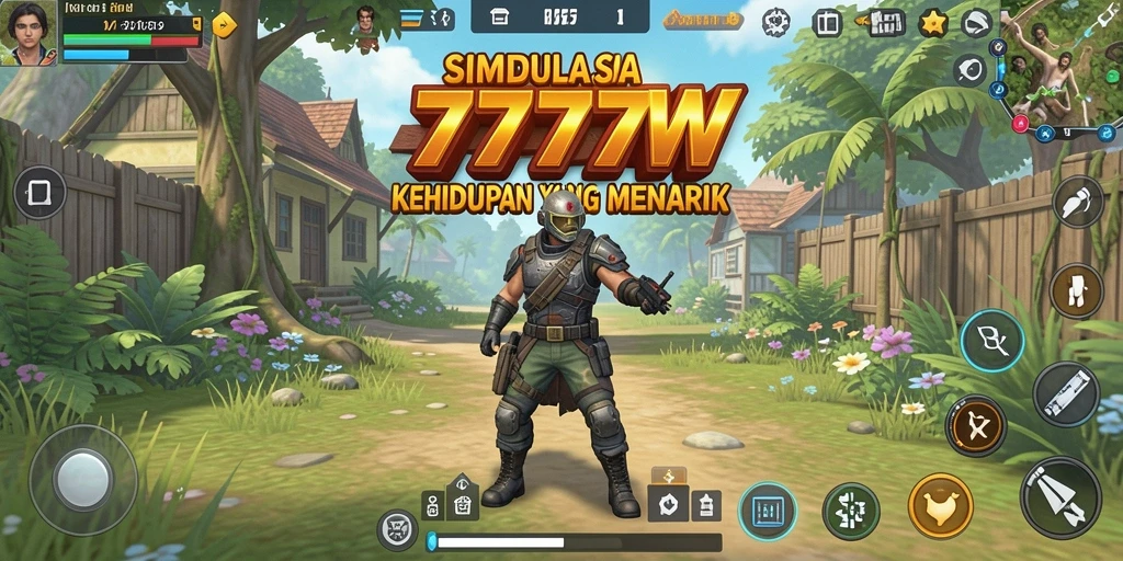 Tampilan gameplay menarik dalam simulasi kehidupan.