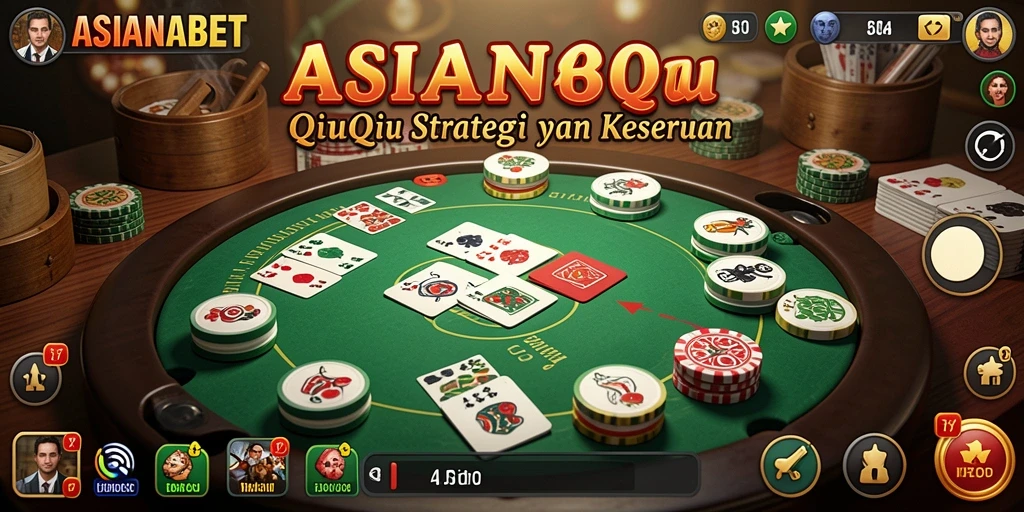 Tampilan gameplay QiuQiu yang menegangkan dan interaktif.