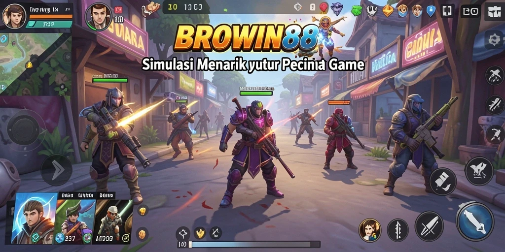Tampilan gameplay BROWIN88 yang menarik dan interaktif.