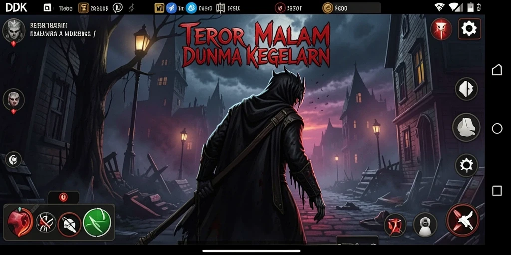 Gameplay DKK yang menyeramkan dan menegangkan.