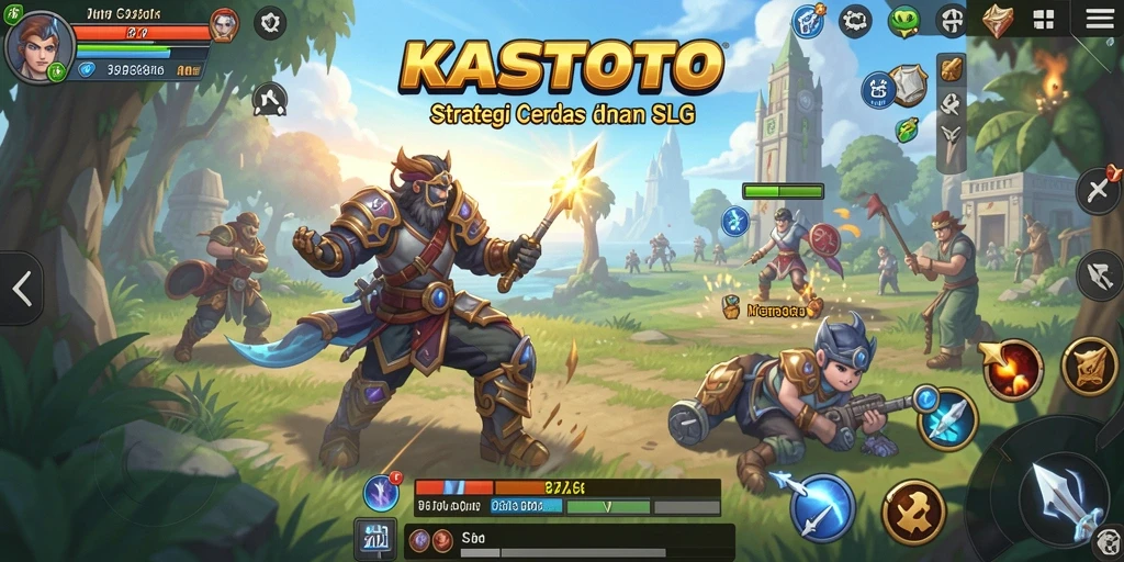 Tampilan gameplay KASTOTO yang strategis dan menarik.